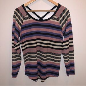 Absolutely Famous Striped Sweater Size Large